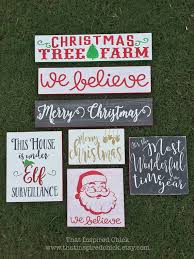 We Believe Santa Claus Wood Sign Vintage By Thatinspiredchick Christmas Signs Wood Christmas Signs Christmas Tree Farm