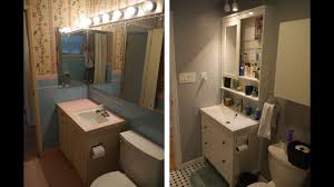 Older lighting fixtures and fluorescent lighting cast unattractive shadows and unflattering color hues on your skin. Bathroom Remodeling Old House Diy Evro Remont Vannoj Youtube