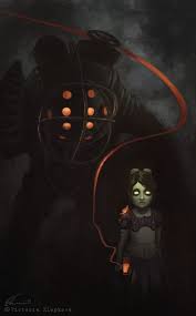 Bioshock Big Daddy And Little Sister Art Little Sister Big Daddy By Viccolatte On Deviantart Bioshock Art Bioshock Geek Art