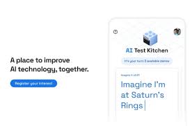 Screenshot of AI Test Kitchen (Google)
