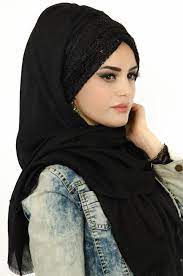Siyah Kabartmali Bone Sal Siyah Sal Kiyafet