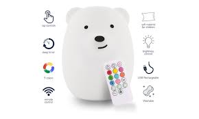 Lumipets Led Nursery Night Lights For Kids Cute Animal Silicone Night Light Groupon