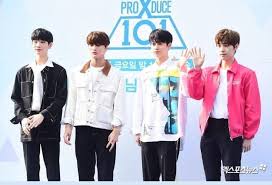 joo changwook cha junho hwang yunseong kim dongyun in produce x 101 blue carpet ceremony kim