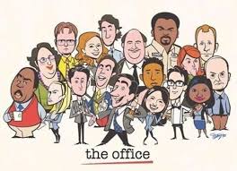 The Office Cartoon Cast Cross Stitch Pattern Office Cartoon Office Cast The Office Characters