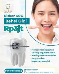 Behel bukan cuma soal gaya, tapi juga investasi untuk senyum sehat! 😁✨  Pasang behel dengan dokter gigi profesional di Rajawali Dental untuk hasil  yang maksimal dan konsultasi yang nyaman. Dengan harga terjangkau,