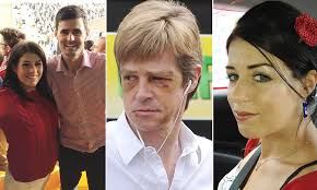 Revealed: The woman who sparked battle of the jockeys when her ex visited  her flat and found another man there