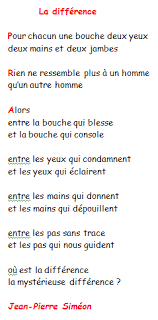 Jean Pierre Simeon La Difference Geometrie Ce2 Poeme Conte