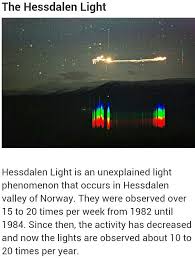 Hessdalen Light Lights Time Travel Travel