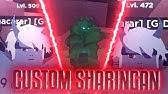 Shindo life is a reenvision of shinobi life made by rell world, the goal of the game is to explore the words, get new skills and get stronger, the game is growing really fast and it already reached almost 300 million visits. How To Get Custom Sharingan Eyes Id Codes Youtube
