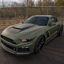 Military Green Mustang Green Mustang Amazing Cars
