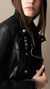 Washed Leather Biker Jacket Burberry I Must Have This Leather Jackets Women Leather Jacket Lightweight Warm Jacket