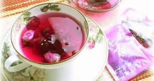 rose tea time blooming flower tea red rose tea rose tea