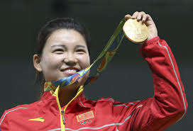 Sun yang won a gold medal in men's 200 m freestyle, becoming the only chinese male swimmer to have won gold in 2 olympic games. Shooting Zhang Wins China S First Gold Medal Sports Olympics Emirates24 7