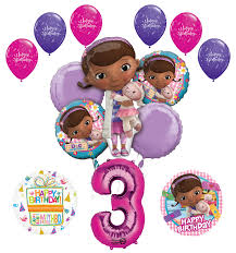 When they travel to monte carlo, they attract the attention of animal control after gate crashing a party and are joined by the penguins. Doc Mcstuffins 3rd Birthday Party Supplies And Balloon Bouquet Decorations Buy Online In Madagascar At Madagascar Desertcart Com Productid 143780401