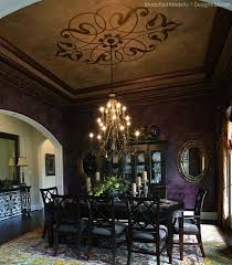 Modello Designs Stencil On Ceiling Via Tiffany Alexander Paint Pattern Ceiling Decor Gothic House Ceiling Design