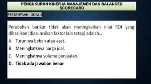 Pengukuran bab a memilih alat ukur tujuan video pembelajaran matematika sd pengukuran panjang. Contoh Soal Pengukuran Kinerja Manajemen Balanced Scorecard 3 Youtube