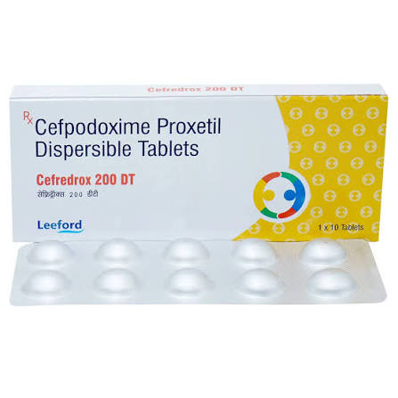 Buy Cefredrox 200 Dt Tablet online | Uses, Side Effects, Price and substitutes | Apollo Pharmacy