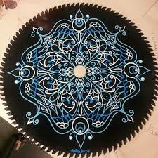 Mandala And One Shot Hotrod Jen Pinstiping One Shot Kustom Kulture Rockabilly Pinstripe Art Pinstriping Custom Paint Jobs