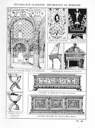renaissance italienne decoration et mobilier architecture design design architecture