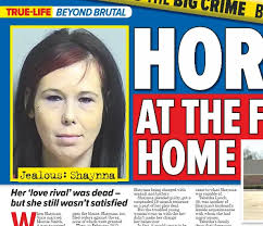 Carved up in coffin…