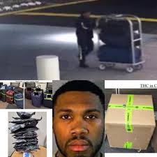 Breaking News from Mobtalksitdown, just released surveillance photos of  reputed Bloods 5-Star General Edwin “ Money” Spears transporting suitcases  loaded with 500lbs of marijuana & 27.5 lbs of cocaine at a hotel