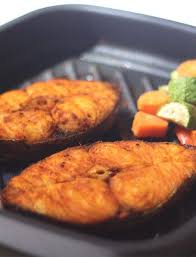 Grilled Kingfish Steak Easy Recipe The Indian Claypot Recipe Grilled Fish Recipes Mackerel Recipes Fish Steak Recipe