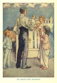Mr Darling Only Pretended The Peter Pan Picture Book Alice B Woodward Illustrations Peter Pan Miss Peter Pan Pictures Illustration Illustrators