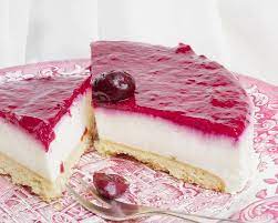 تشيز كيك بارد بالجيلي Recipe Food Desserts Arabic Food
