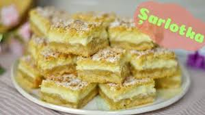 Nu am poza cu pregatirea lor. È™arlotka PrÄƒjiturÄƒ Cu Mere È™i BudincÄƒ De Vanilie Apple Cake With Vanilla Pudding Dulcinele Youtube