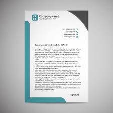 Letter headed paper design source: Free Vector Letterhead Template Design