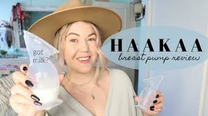 Haakaa Breast Pump Review How To Use Demo Youtube