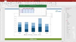 Ppt Design Tip Stacked Bar Chart Totals Based On Real Data