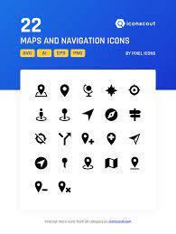 Download Maps And Navigation Icon Pack Available In Svg Png Eps Ai Icon Fonts Icon Pack Icon Font Icon