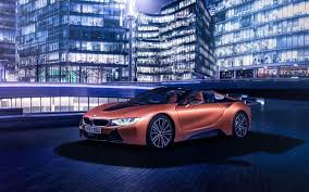 Sports Car Convertible Bmw I8 Orange Wallpaper Sports Car Wallpaper Bmw Bmw I8