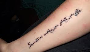 Inspirational tattoos help fulfill a person's constant need to be reminded of the important and good things in life. 200 Short Tattoo Quotes Ultimate Guide February 2021