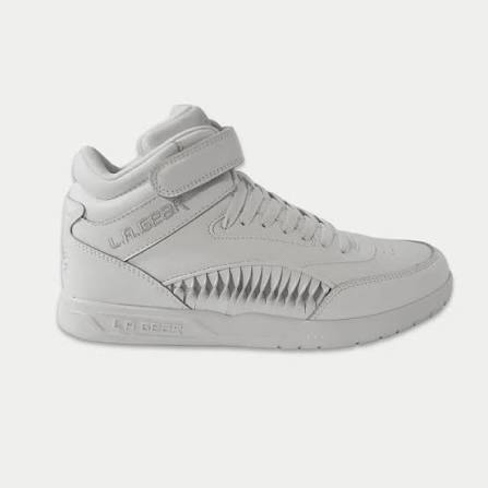 LA Gear Women's Flame Retro Hightop | White 6.5 / White