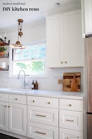 Check spelling or type a new query. Modern Traditional Diy Kitchen Reno Reveal Create Enjoy