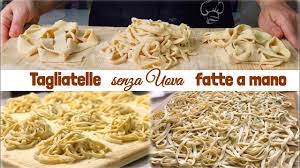 Tagliatelle Fatte A Mano Senza Uova Solo Acqua E Farina Tutorial Handmade Pasta Without Eggs Youtube