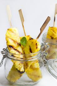 That's right, you only need two ingredients to make this sweet treat on your grill. Grilled Pineapple Healthy Little Foodies