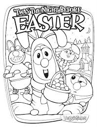 Veggietales Twas The Night Before Easter Coloring Page Easter Coloring Pages Easter Colouring Veggie Tales