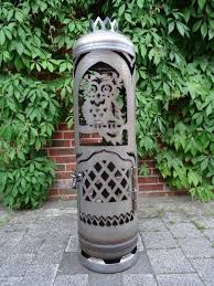 Feuerstelle Eulenturm Feuertonne Gasflasche Fur Garten Amp Terrasse In 2020 Feuerkorb Feuerstelle Feuer