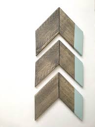 Wood Chevron Arrow Set In Sea Sprite By Playalinda Sign Market Country House Decor Unique Home Decor Home Decor Items
