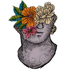 Hình ảnh đầu Tượng Của David Hy Lạp Romanian Với Hoa Trên PNG , đầu Tượng,  Tượng đầu Người Hy Lạp, Bức Tượng David PNG miễn phí tải tập tin PSDComment  và