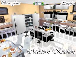 Modern Kitchen By Sim4fun At Sims Fans Sims 4 Updates Sims 4 Kitchen Sims Sims 4