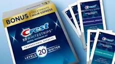 Crest 3D Whitestrips Are 35% Off on Amazon Right Now ...