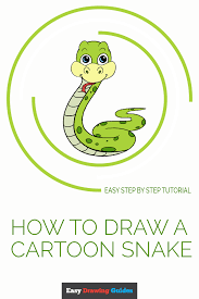 Just for kids, how to draw a snake! How To Draw A Cartoon Snake Easy Step By Step Drawing Guides