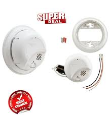 Smart smoke and carbon monoxide detectors don't just sound the alarm, they also christopher null is a veteran technology and business journalist. First Alert Brk Hardwired Smoke Alarm Detector Backup Battery 9v Home Security Home Garden