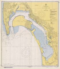 Historical Nautical Chart 5107_9 1948 San Diego Bay