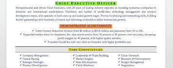 Workbloom's resume templates all come with matching cover letters. Executive Resume Examples Writing Tips Ceo Cio Cto