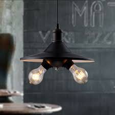 Affordable 2 Light Metal Shade Industrial Bathroom Light Fixtures